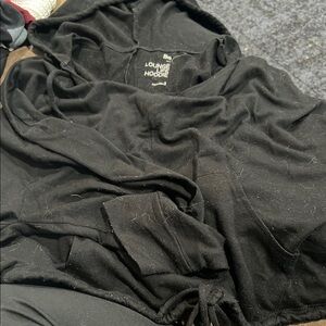 Black Lounge Hoodie